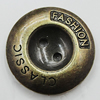 Plastic Button, Costume Accessories, Flat Round 22mm in diameter, Hole:2.5mm, Sold by Bag 