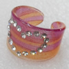Resin Ring, 17mm, Mix color & Mix style, Ring:20mm inner diameter, Sold by Box