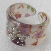 Resin Ring, 17mm, Ring:20mm inner diameter, Sold by Box