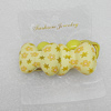 Fashionable Hair Ornament with Fimo, Bowknot 31x21mm, Sold by Group