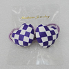 Fashionable Hair Ornament with Fimo, Heart 26x22mm, Sold by Group