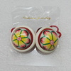 Fashionable Hair Ornament with Resin & Fimo, Flat Round 27mm, Sold by Group