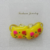 Fashionable Hair Ornament with Resin, Cat Head 32x23mm, Sold by Group