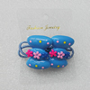 Fashionable Hair Ornament with Resin, Bowknot 33x24mm, Sold by Group
