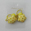 Fashionable Hair Ornament with Fimo, Star 26mm, Sold by Group