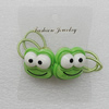 Fashionable Hair Ornament with Resin, 25x25mm, Sold by Group