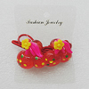 Fashionable Hair Ornament with Resin, Fruit 29x28mm, Sold by Group
