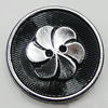 Plastic Button, Costume Accessories, Flat Round 18mm in diameter, Hole:2mm, Sold by Bag 