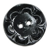 Plastic Button, Costume Accessories, Flat Round 18mm in diameter, Hole:2mm, Sold by Bag 