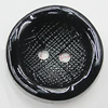 Plastic Button, Costume Accessories, Flat Round 22mm in diameter, Hole:2.5mm, Sold by Bag 