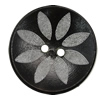 Wood Button, Costume Accessories, Flat Round 30mm in diameter, Hole:3.5mm, Sold by Bag 