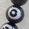 Glass Beads, Round, 10mm, Hole Approx:1mm, Sold per 16-inch Strand