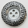 Plastic Button, Costume Accessories, Flat Round 18mm in diameter, Hole:2mm, Sold by Bag 