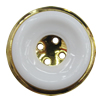 Plastic Button, Costume Accessories, Flat Round 25mm in diameter, Hole:2mm, Sold by Bag 