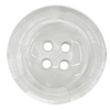 Resin Button, Costume Accessories, Flat Round 25mm in diameter, Hole:2mm, Sold by Bag 