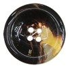 Resin Button, Costume Accessories, Flat Round 25mm in diameter, Hole:2mm, Sold by Bag 