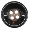 Resin Button, Costume Accessories, Flat Round 25mm in diameter, Hole:2mm, Sold by Bag 