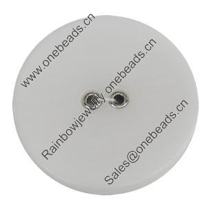 Resin Button, Costume Accessories, Flat Round 25mm in diameter, Hole:2mm, Sold by Bag 