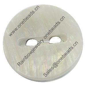 Resin Button, Costume Accessories, Flat Round 25mm in diameter, Hole:2mm, Sold by Bag 