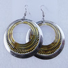 Fashional Earrings, Iron, 50mm, Sold by Group