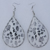 Fashional Earrings, Thread, 98x54mm, Sold by Group