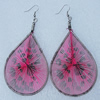 Fashional Earrings, Thread, 95x56mm, Sold by Group