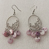 Fashional Earrings, Zinc Alloy, 52x38mm, Sold by Group