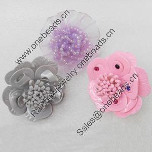 Iron Ring, 47mm, Mix color & Mix style, Ring:18mm inner diameter, Sold by Box