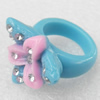 Resin Ring, 20x25mm, Ring:19mm inner diameter, Sold by Box