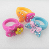 Resin Ring, 19-25mm, Mix color & Mix style, Ring:19mm inner diameter, Sold by Box