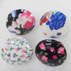 Resin Ring, 33mm, Mix color, Ring:19mm inner diameter, Sold by Box
