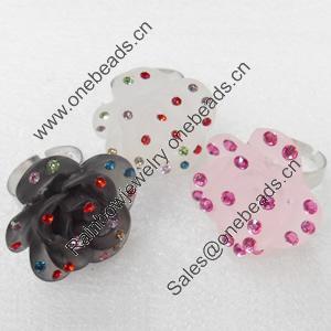 Iron Ring, 30mm, Mix color, Ring:18mm inner diameter, Sold by Box