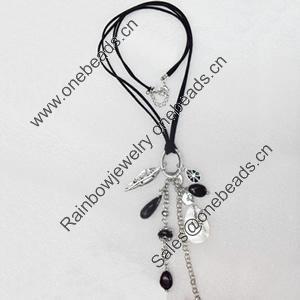 Fashionable Necklaces, Necklaces:about 35.5-inch long, Sold by Strand