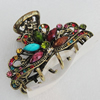  Fashional Hair Clip with Metal Alloy, 76mm, Sold by Group 