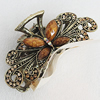  Fashional Hair Clip with Metal Alloy, 84mm, Sold by Group 