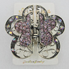  Fashional Hair Clip with Metal Alloy, 63mm, Sold by Group 