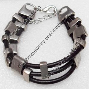 Fashionable Bracelet, Bracelet:about 7.1-inch long, 15mm width, Sold by Strand