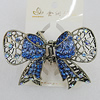  Fashional Hair Clip with Metal Alloy, 70x55mm, Sold by Group 