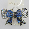  Fashional Hair Clip with Metal Alloy, 70x55mm, Sold by Group 