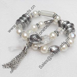 Fashionable Bracelet, Bracelet:about 7.1-inch long, 13mm width, Sold by Strand