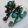 Fashional Hair Clip with Metal Alloy, 47x38mm, Sold by Group 