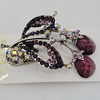  Fashional Hair Clip with Metal Alloy, 83x63mm, Sold by Group 