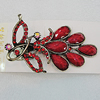  Fashional Hair Clip with Metal Alloy, 84x57mm, Sold by Group 