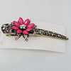  Fashional Hair Clip with Metal Alloy, 51mm, Sold by Group 