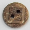 Coconut Shell Button, 18mm, Hole:Approx 2mm, Sold by Bag