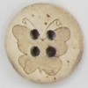 Coconut Shell Button, 20mm, Hole:Approx 2mm, Sold by Bag