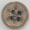 Coconut Shell Button, 18mm, Hole:Approx 2mm, Sold by Bag