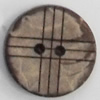 Coconut Shell Button, 18mm, Hole:Approx 2mm, Sold by Bag