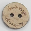 Coconut Shell Button, 18mm, Hole:Approx 2mm, Sold by Bag