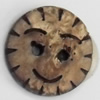 Coconut Shell Button, 20mm, Hole:Approx 2mm, Sold by Bag